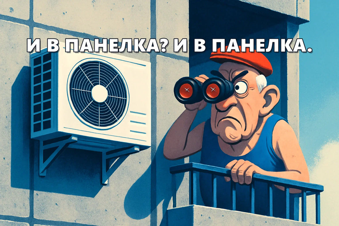 Климатик в панелен апартамент - особеностите на монтажа