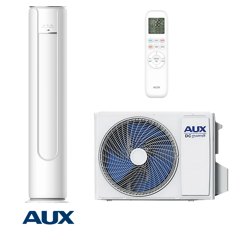 AUX - колонен  - 24 000 BTU - Инверторен климатик с дизайнерско вътрешно тяло и самопочистване