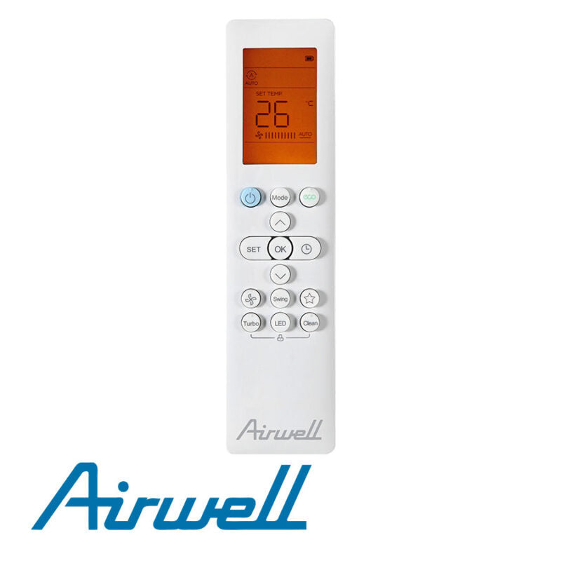 Airwell AURA - 9 000 BTU - Инверторен климатик с филтрация и самопочистване