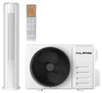 Alpin - колонен - 24 000 BTU - Инверторен климатик с дизайнерско вътрешно тяло и самопочистване