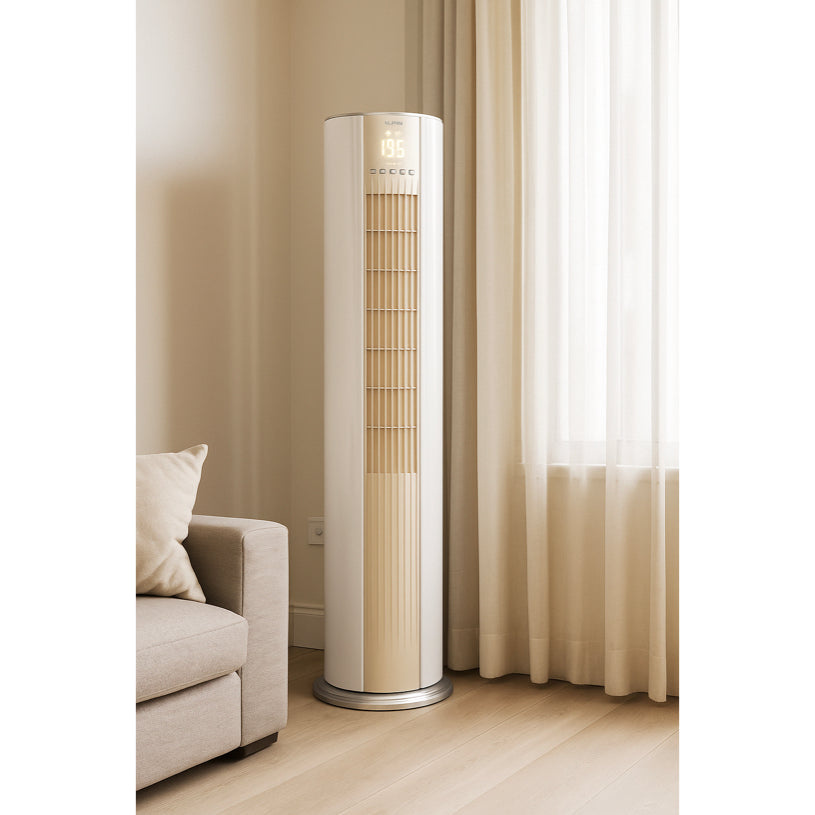 Alpin - колонен - 24 000 BTU - Инверторен климатик с дизайнерско вътрешно тяло и самопочистване