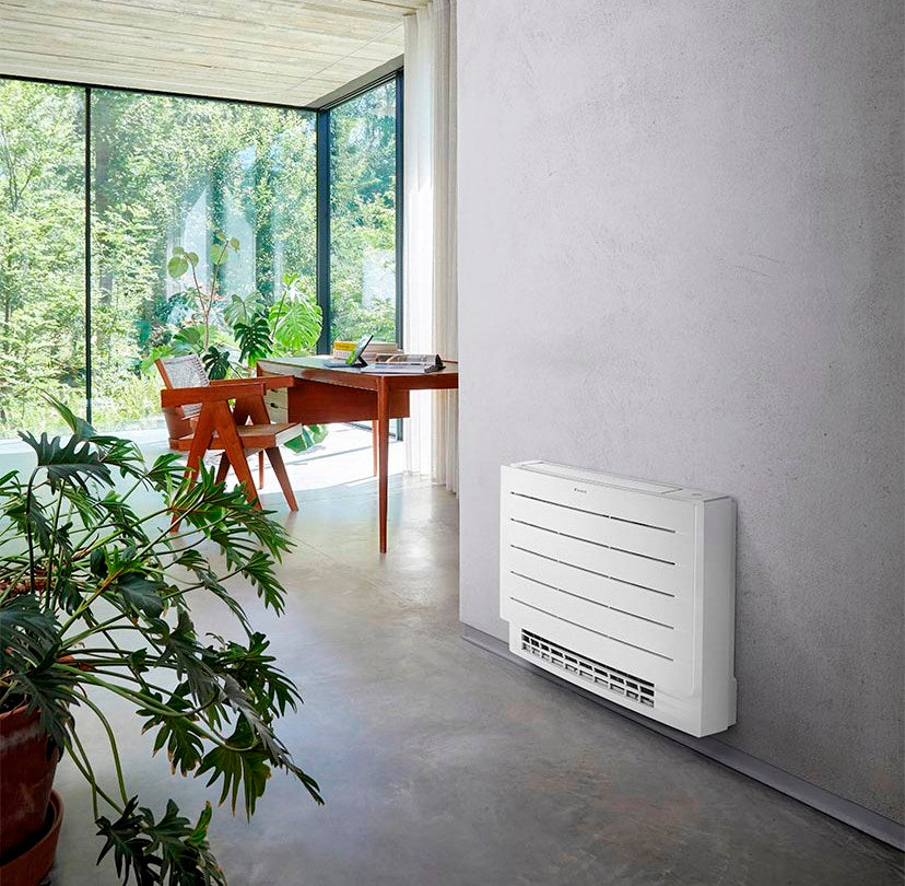 Daikin Perfera- подов - 12 000 BTU - Инверторен подов климатик с Flash Streamer филтър и самопочистване