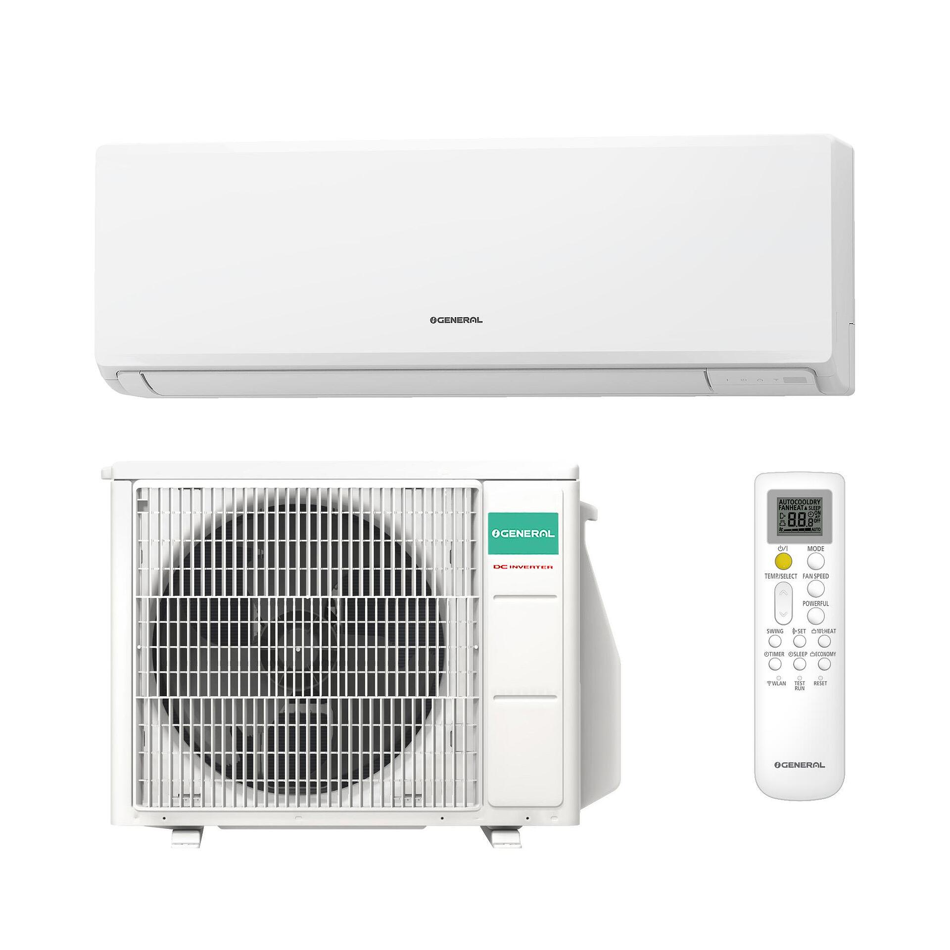 General Fujitsu KNCA - 7 000 BTU - Инверторен климатик с WiFi и самопочистване