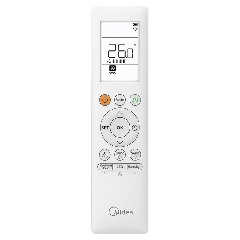 Midea Solstice AI - А+++ - 21 000 BTU - Инверторен климатик с AI и самопочистване