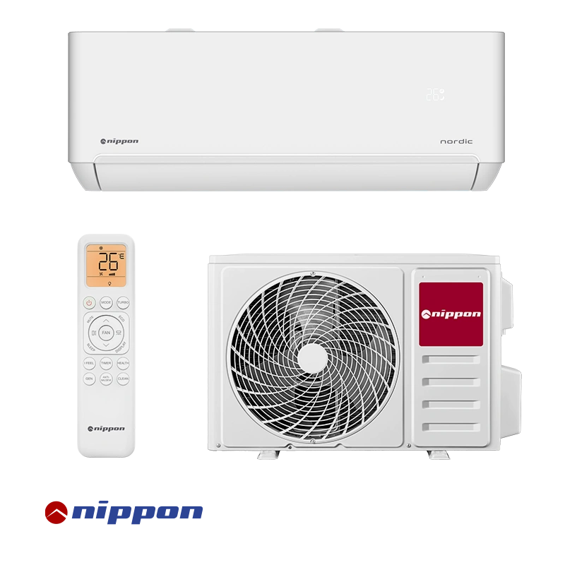 Nippon NPC 12 T-PRO NORDIC - 12 000 BTU - Инверторен климатик с филтрация и самопочистване