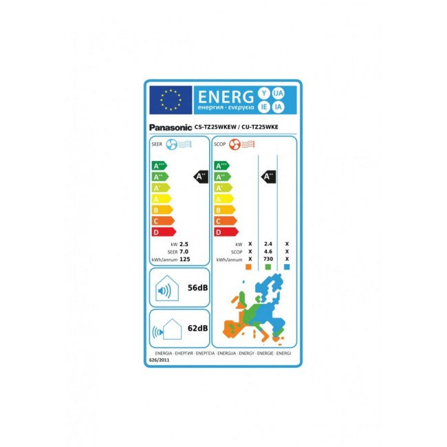 Panasonic TZ - 9 000 BTU – Инвенторен климатик с Nanoe X филтрация и самопочистване