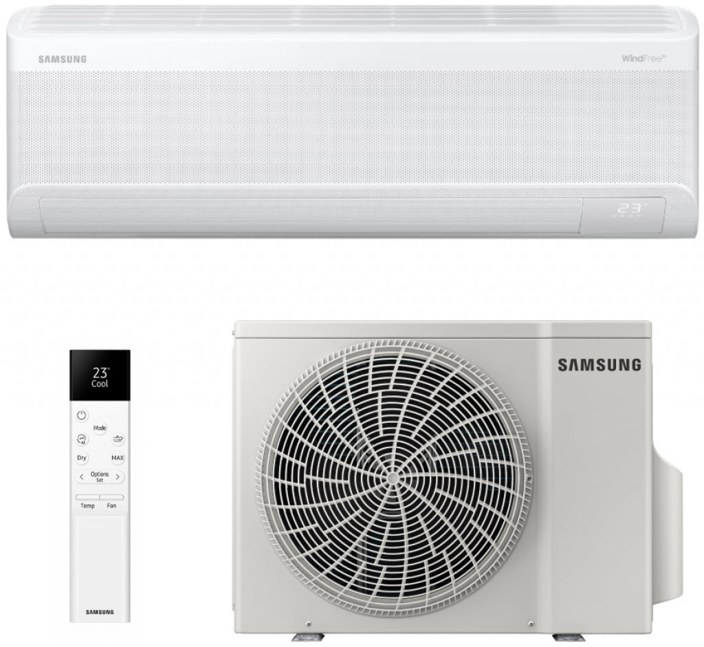 Samsung Wind Free - Comfort - 12 000 BTU - Инверторен климатик с AI Control и самопочистване