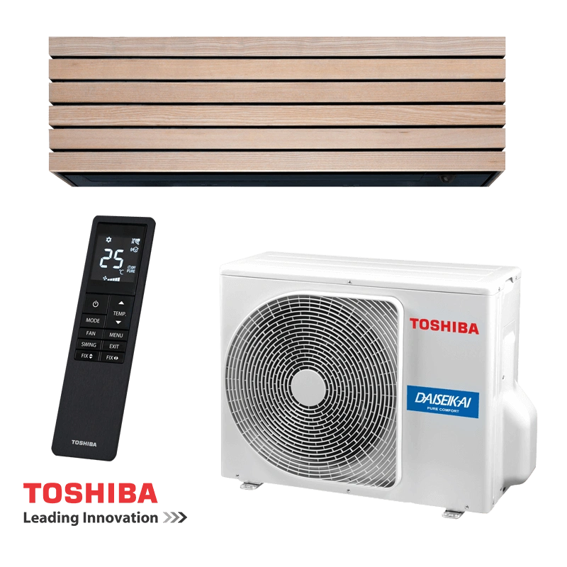 Toshiba Super Daiseik-АI - WOOD  - 18 000 BTU – Инверторен климатик с Wi-Fi и самопочистване