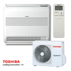 Toshiba Bi-flow - подов - 10 000 BTU - Инверторен подов климатик с Plasma Quad Plus филтър и самопочистване
