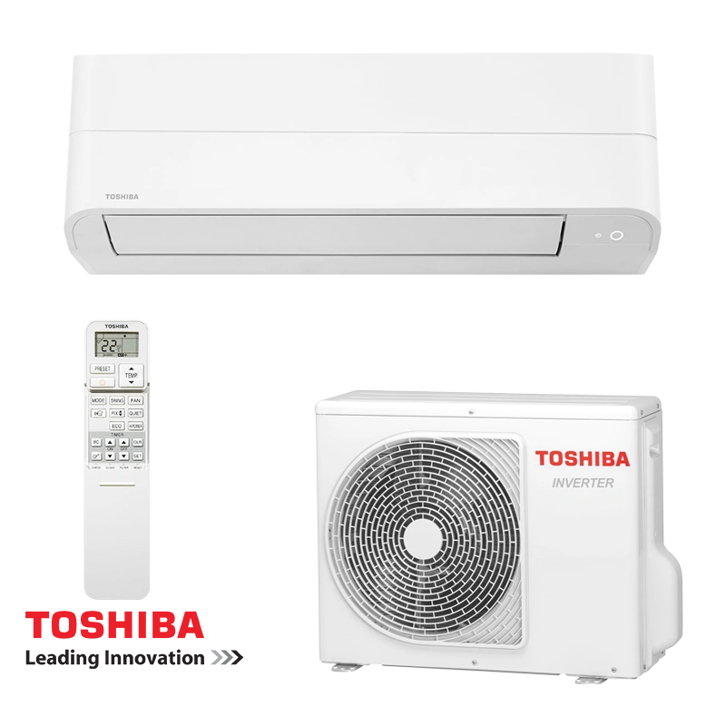 Toshiba Essento+ 13 000 BTU – Инверторен климатик с Wi-Fi и самопочистване