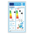 Климатик Kaisai ECO модел: KEX-24KTH2I / KEX-24KTH2O бял енергиен стикер
