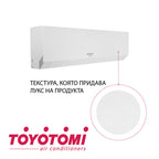 Toyotomi - ErAi A++  - 12 000 BTU - Инверторен климатик с AI, дизайн, филтрация и самопочистване