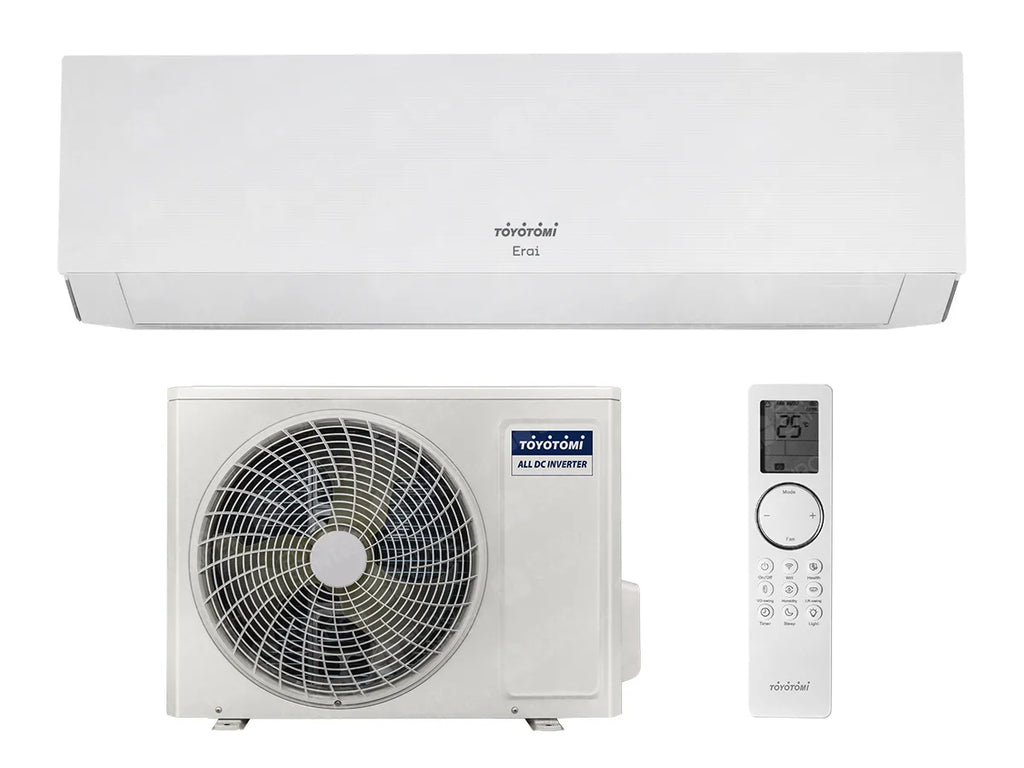 Toyotomi - ErAi A++  - 12 000 BTU - Инверторен климатик с AI, дизайн, филтрация и самопочистване