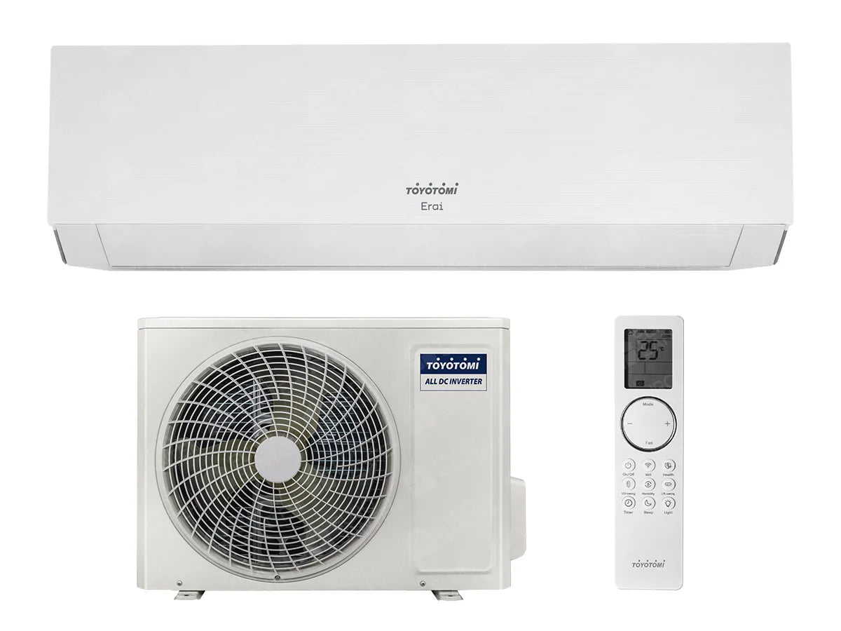 Toyotomi - ErAi A++  - 24 000 BTU - Инверторен климатик с AI, дизайн, филтрация и самопочистване